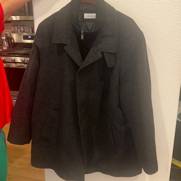 Calvin Klein Charcoal Outerwear - Picture 1 of 4